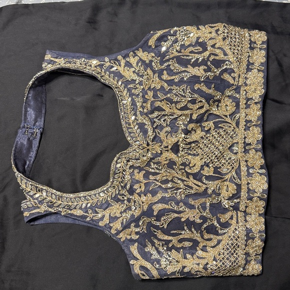 Purple lehanga - Picture 3 of 5